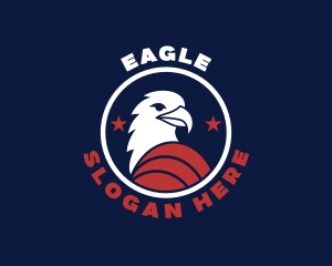 Patriotic USA Eagle logo design