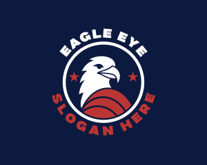 Patriotic USA Eagle logo design