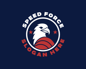 Patriotic USA Eagle logo design