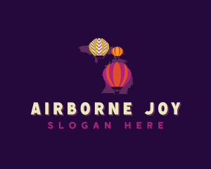 Michigan Hot Air Balloon logo design