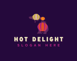 Michigan Hot Air Balloon logo design