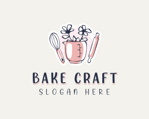 Floral Bakery Patisserie logo design