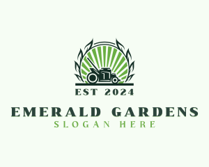 Mower Garden Landscaping logo design