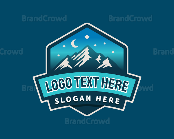 Outdoor Mountain Night Logo