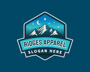 Outdoor Mountain Night logo design