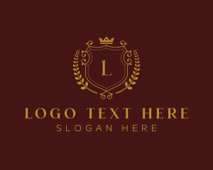 Law Firm - Wreath University Shield logo design