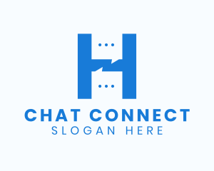 Messaging - Messaging Letter H logo design