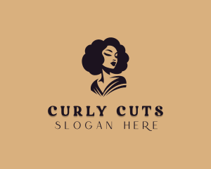 Curly - Curly Hair Salon logo design