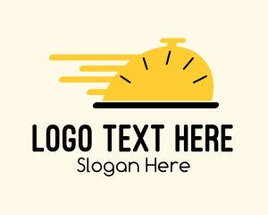 Clock - Fast Food Time logo design