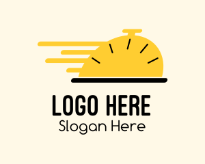 Fine Dining - Fast Food Time logo design