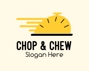 Cloche - Fast Food Time logo design
