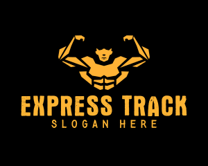 Train - Body Training Workout logo design