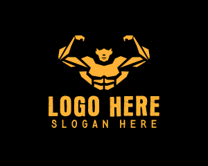 Person - Body Training Workout logo design