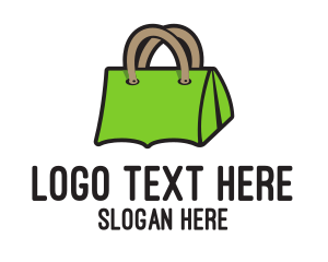 Green Tent Bag Logo