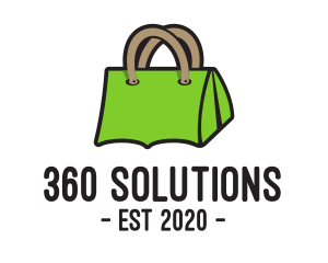 Green Tent Bag logo design