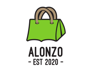 Green Tent Bag logo design