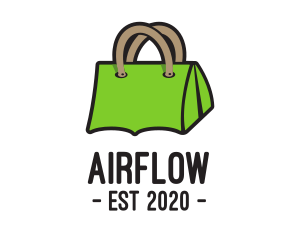 Green Tent Bag logo design