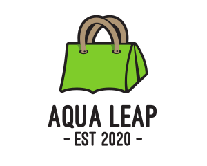 Green Tent Bag logo design