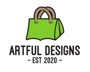 Green Tent Bag logo design