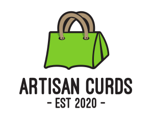 Green Tent Bag logo design