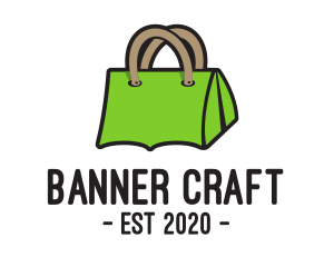 Green Tent Bag logo design