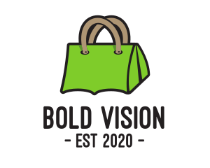 Green Tent Bag logo design