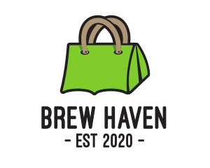 Green Tent Bag logo design