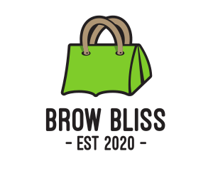 Green Tent Bag logo design