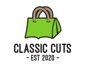 Green Tent Bag logo design