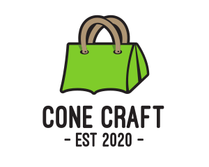 Green Tent Bag logo design