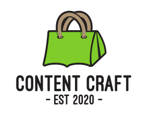 Green Tent Bag logo design