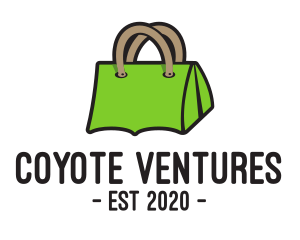 Green Tent Bag logo design