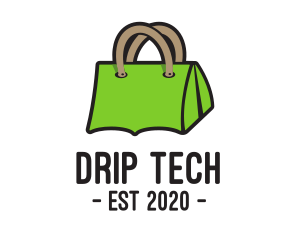 Green Tent Bag logo design