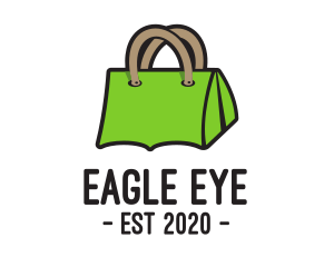 Green Tent Bag logo design