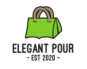 Green Tent Bag logo design