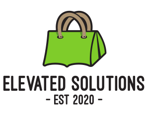 Green Tent Bag logo design