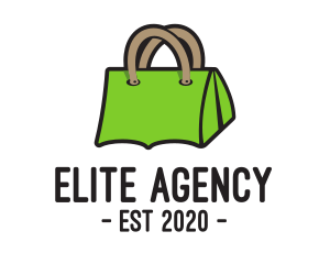 Green Tent Bag logo design