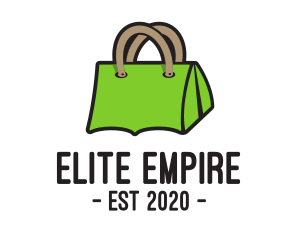 Green Tent Bag logo design