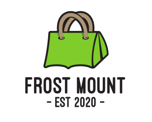 Green Tent Bag logo design