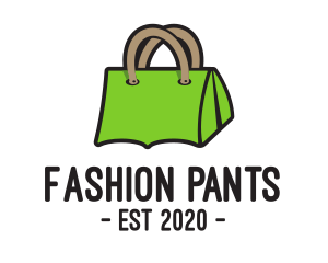 Green Tent Bag logo design