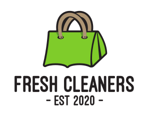 Green Tent Bag logo design