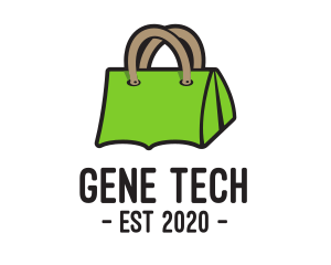 Green Tent Bag logo design