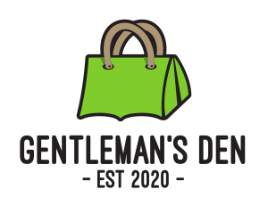 Green Tent Bag logo design