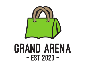 Green Tent Bag logo design