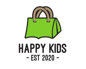 Green Tent Bag logo design