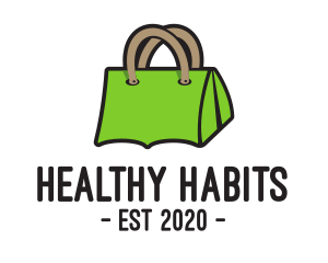 Green Tent Bag logo design