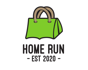 Green Tent Bag logo design