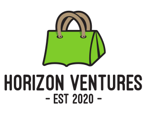 Green Tent Bag logo design