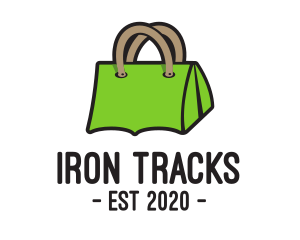 Green Tent Bag logo design