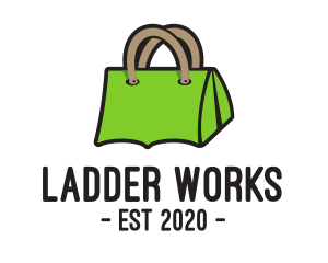 Green Tent Bag logo design